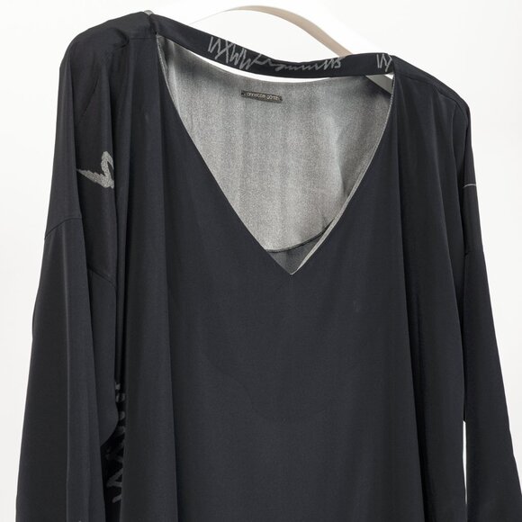 Annette Gortz SS/16 Caya Black & Grey Gradient Silk Mini Dress - Picture 4 of 11